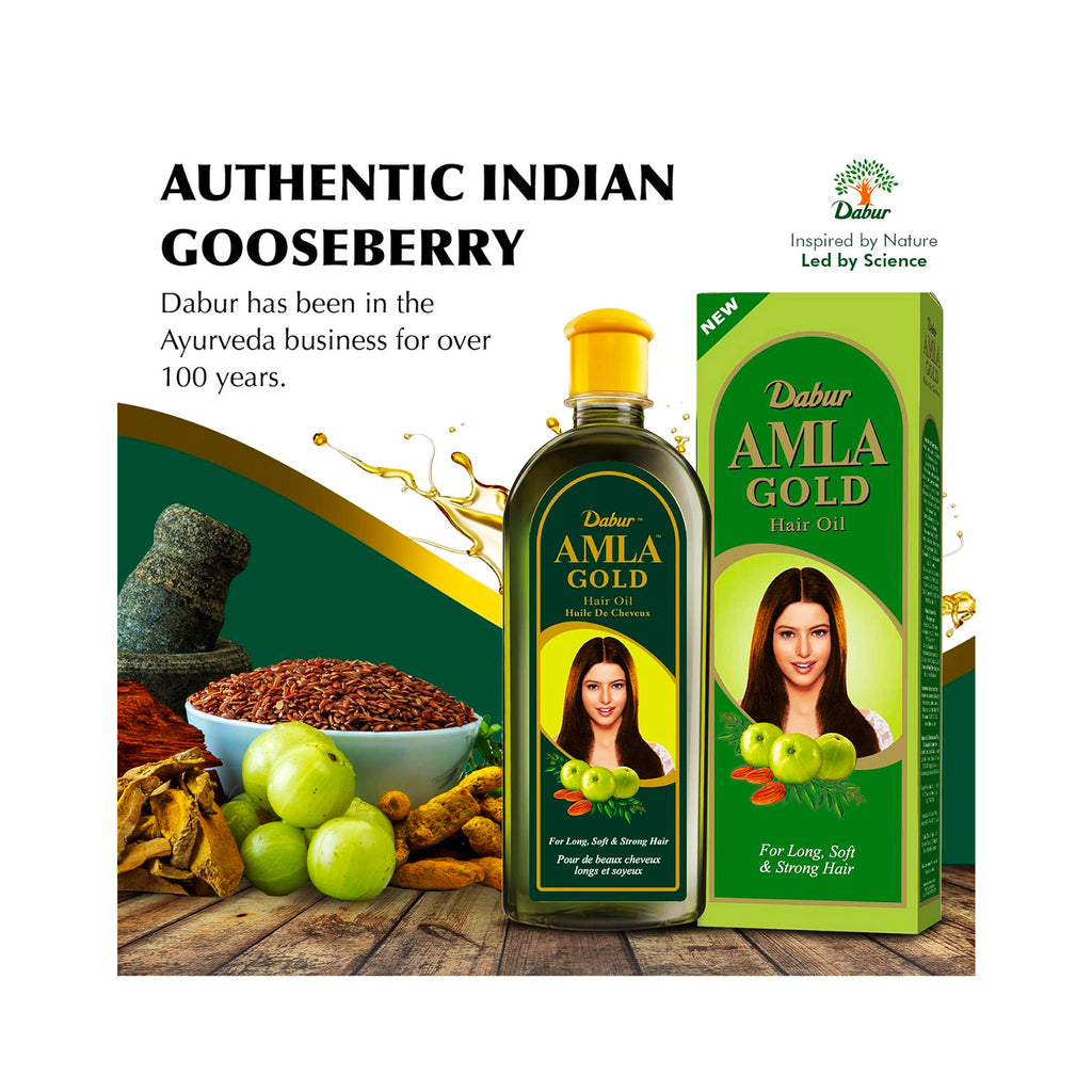 Dabur Amla Gold Hair Oil 300ml– Cii Stores