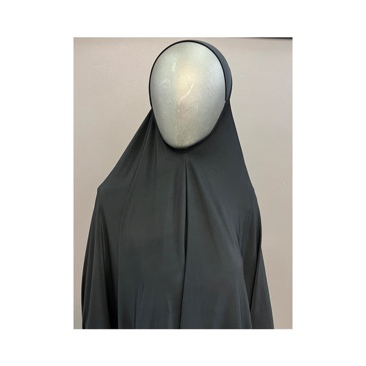 Ladies Knee Length salah Burkha With Sleeve - view 2