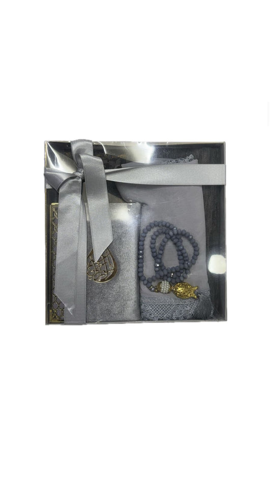 Musallah , Tasbeeh & Ladies Scarf with Quran Gift set