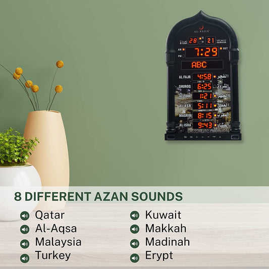Al-Fatiha Large Wall & Desk Clock 4008PRO - view 5