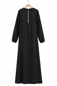 Ladies Airflow Abaya with Zip and Pocket