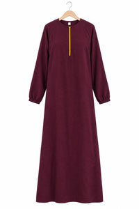 Ladies Airflow Abaya with Zip and Pocket