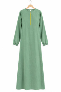 Ladies Airflow Abaya with Zip and Pocket