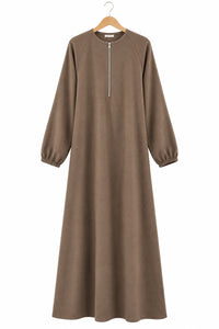 Ladies Airflow Abaya with Zip and Pocket