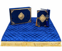 Imaan Quran Gift Set 5 Piece, Quran and tasbeeh gift box colour option