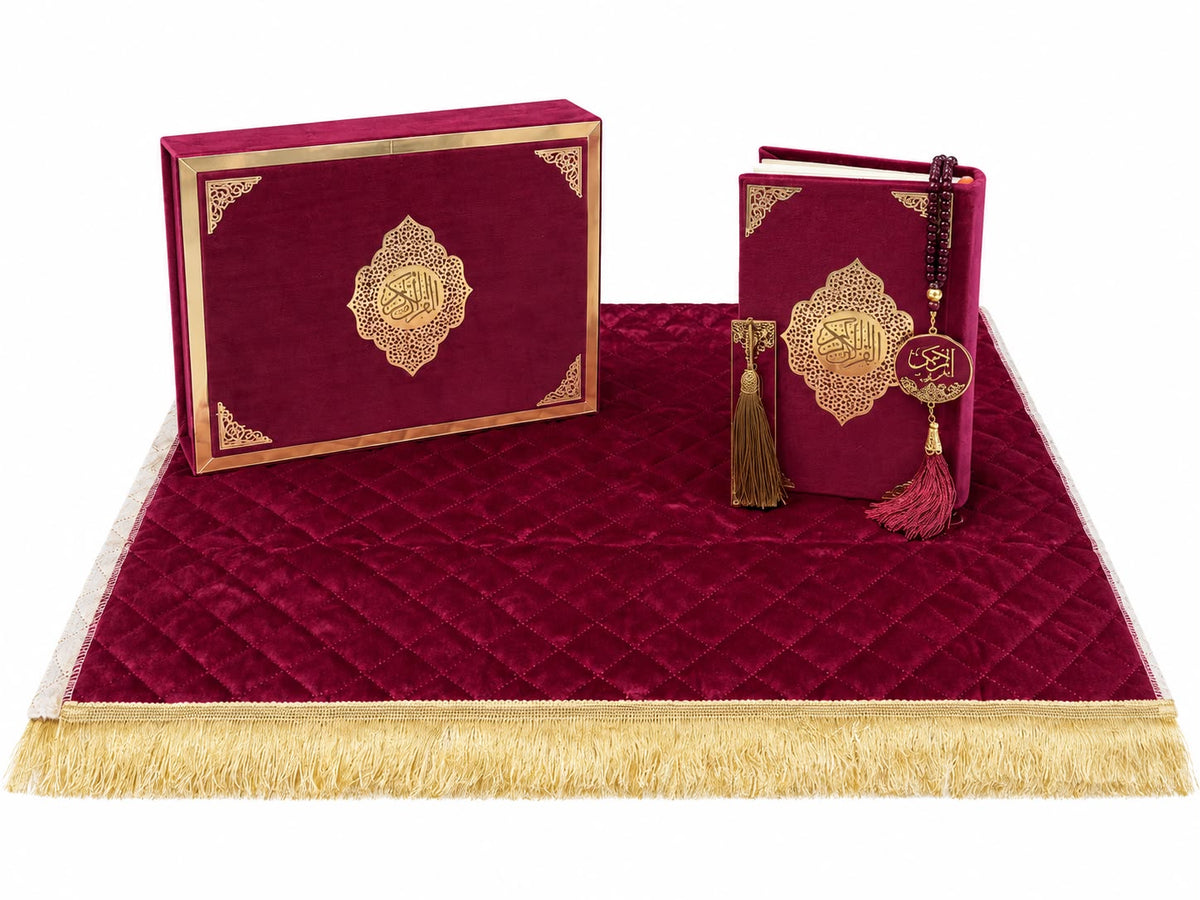 Imaan Quran Gift Set 5 Piece, gift set close view