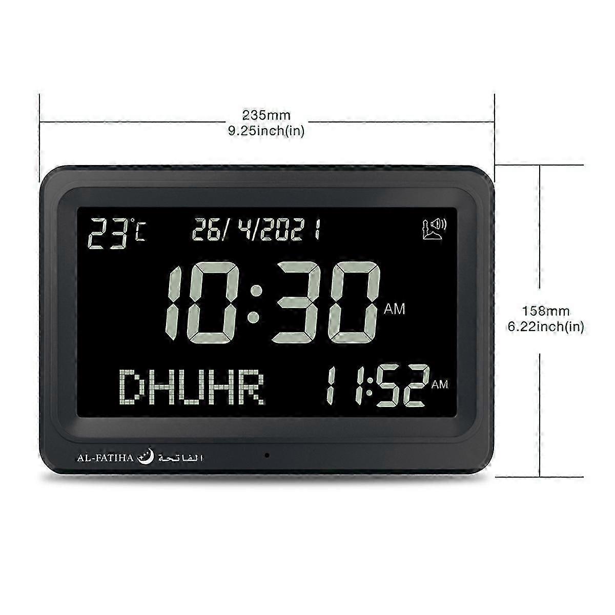 Al-Fatiha Wall & Desk Clock FAJ-113