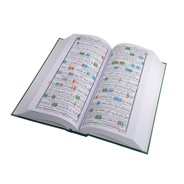 Holy Quraan with English Translation & Colour Coded Tajweed Rules - view 2