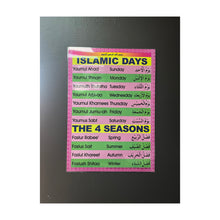 Islamic Days & The 4 Seasons A2 Chart