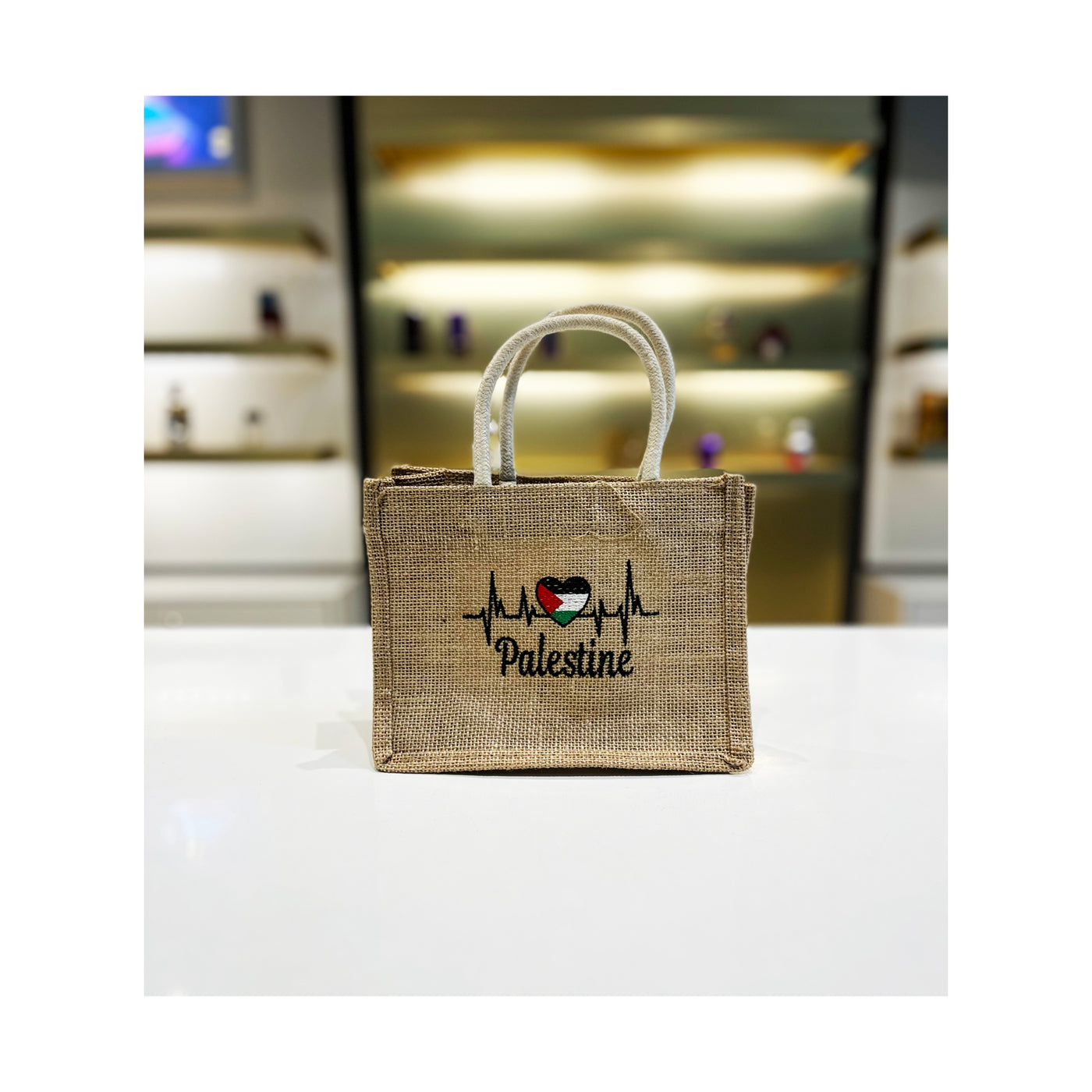 Palestinian Hessian Bag X-Small - view 2
