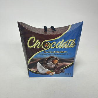 Coconut & Chocolate Covered Dates with Almond (110)