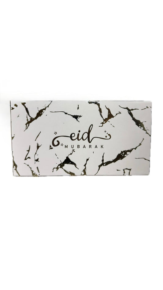 Eid Mubarak Envelopes White & Gold 10pck