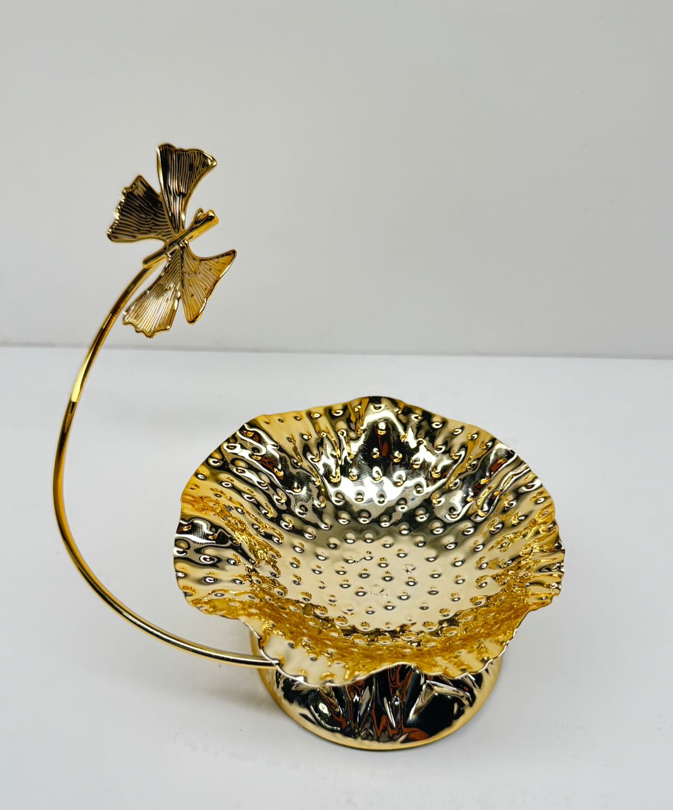 Gold Metal Candy Holder (XKD455) - view 2