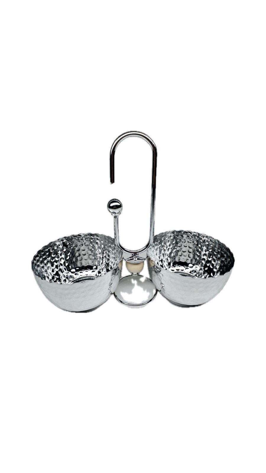 Silver Metal Candy Bowl (XKD418)