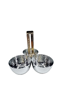 Silver Metal Candy Holder (XKD465)