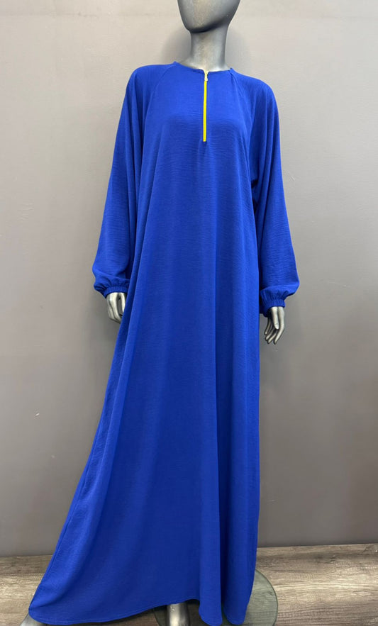Ladies Airflow Abaya with Zip and Pocket