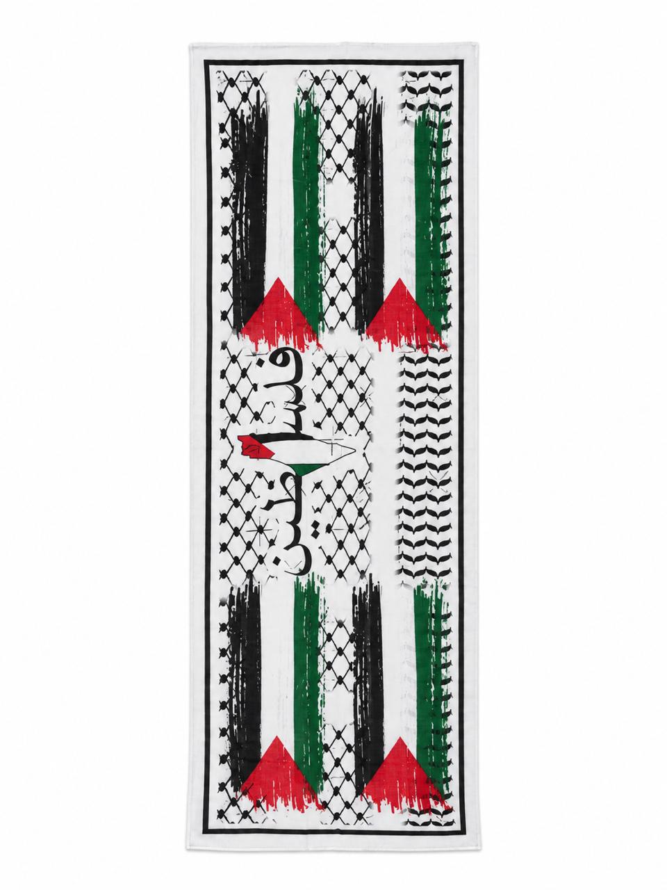 Palestinian Flag Scarf