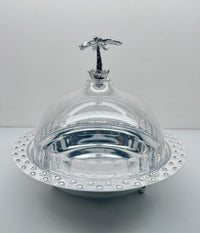 Metal Cake Tray W/Dome (XKD436) - view 2