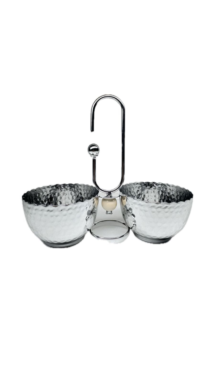Silver Metal Candy Bowl (XKD418) - view 2