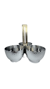 Silver Metal Candy Holder (XKD465) - view 2