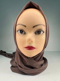 Short Burqah With Neck Button