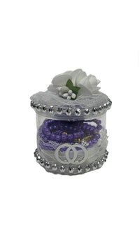 Finger Counter & Tasbeeh Gift Set - Cylinder Box Edition