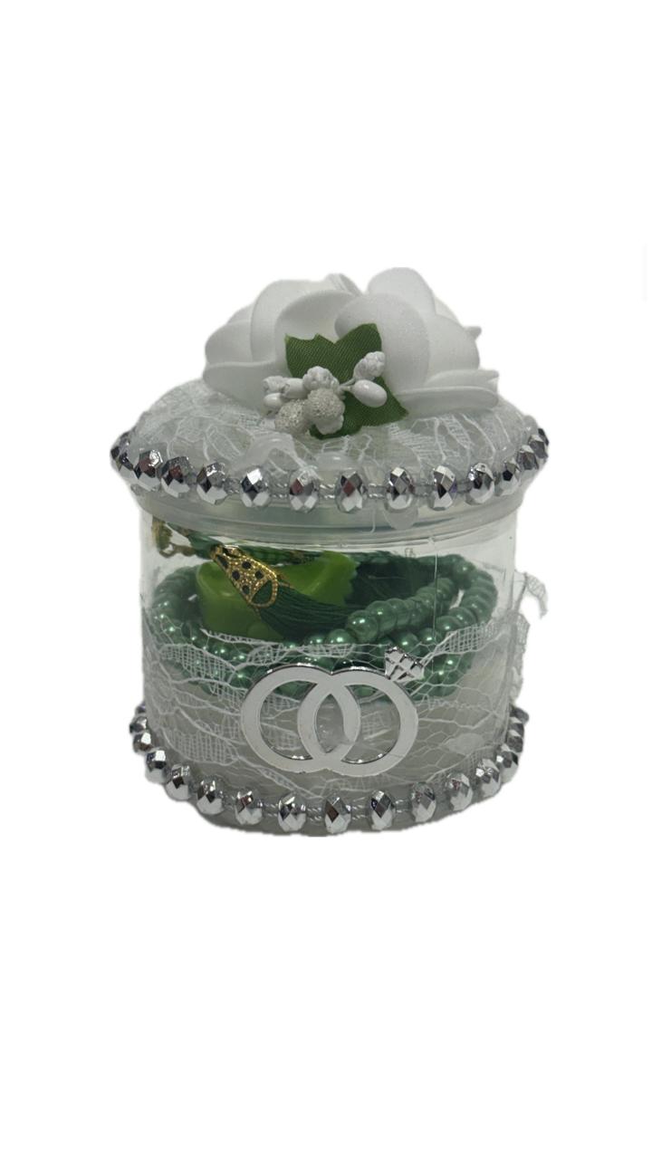Finger Counter & Tasbeeh Gift Set - Cylinder Box Edition