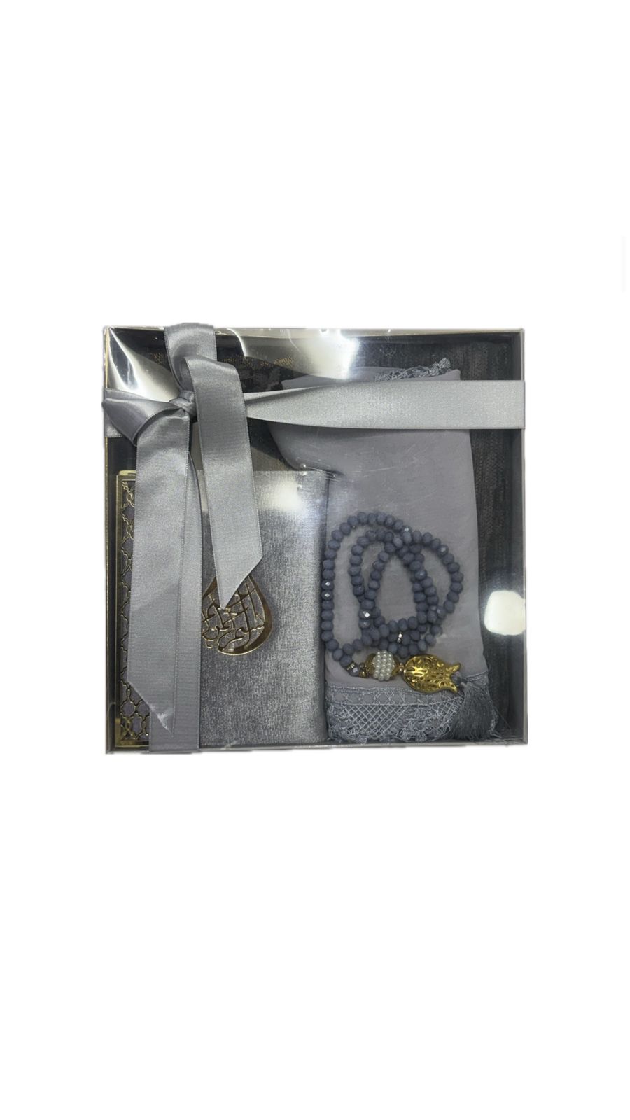 Musallah , Tasbeeh & Ladies Scarf with Quran Gift set