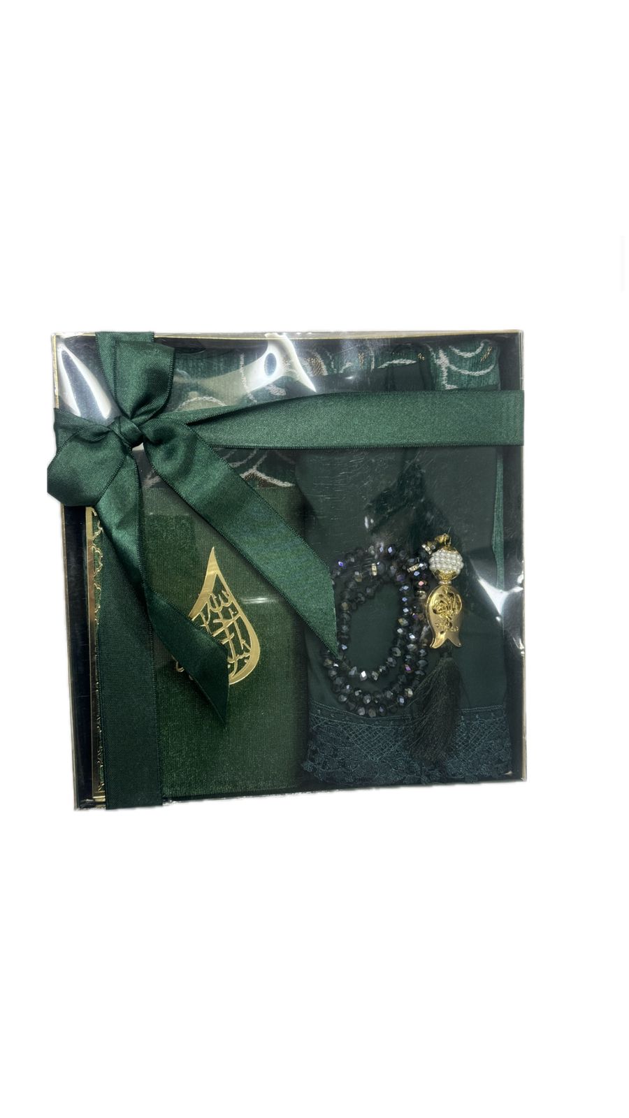 Musallah , Tasbeeh & Ladies Scarf with Quran Gift set