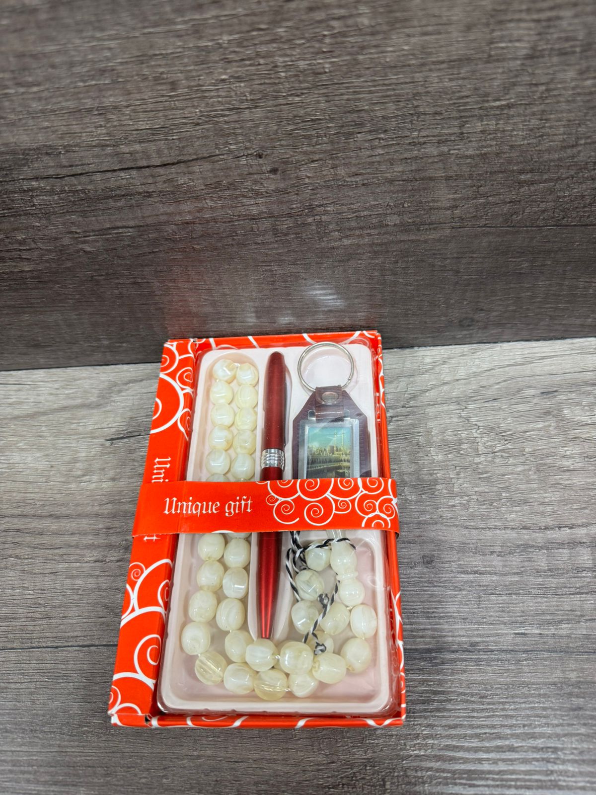 Pen, Tasbeeh & Keychain Set