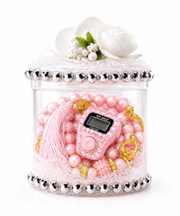 Finger Counter & Tasbeeh Gift Set - Cylinder Box Edition