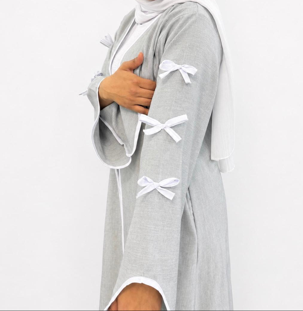 Kimono With Bow With Pockets