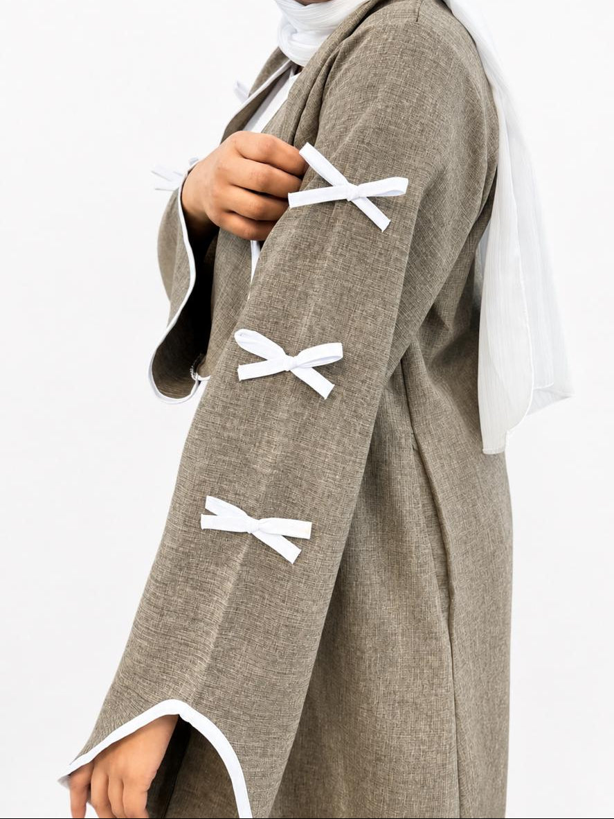 Kimono With Bow With Pockets