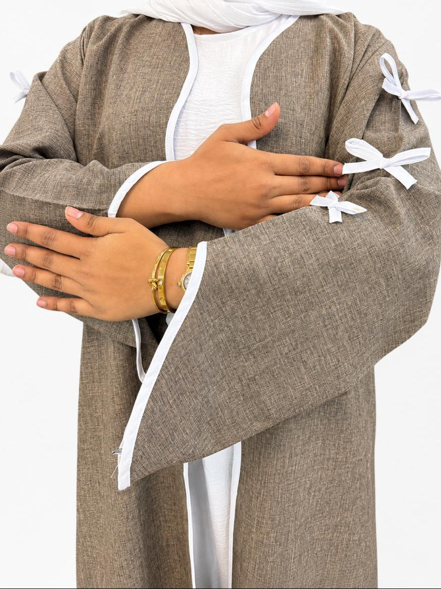 Kimono With Bow With Pockets