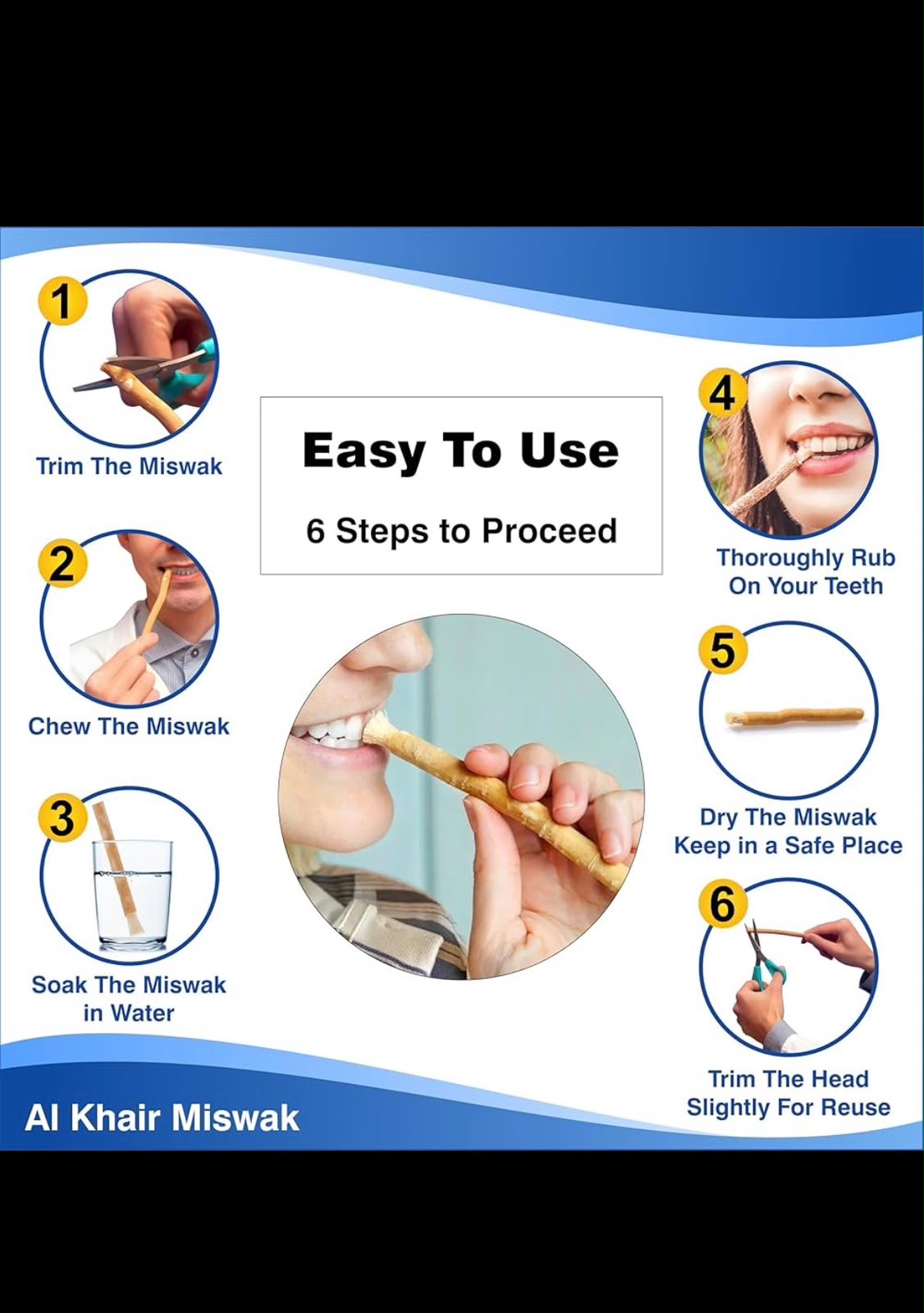 Al Khair Miswak 8 Inch