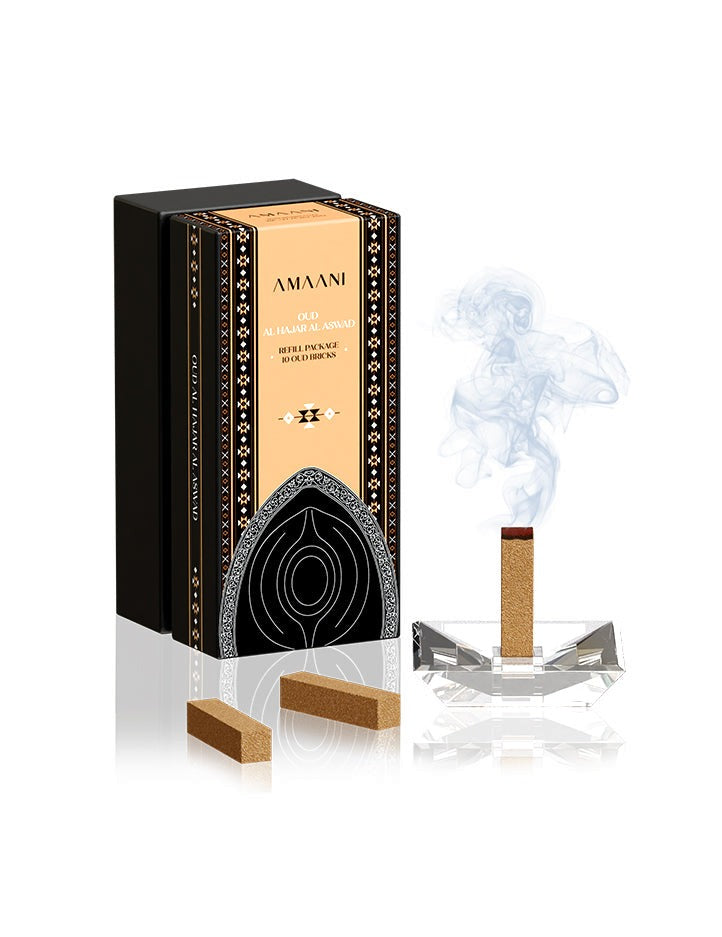 Amaani Oud Bricks Refills - Oud Al Hajar Al Aswad
