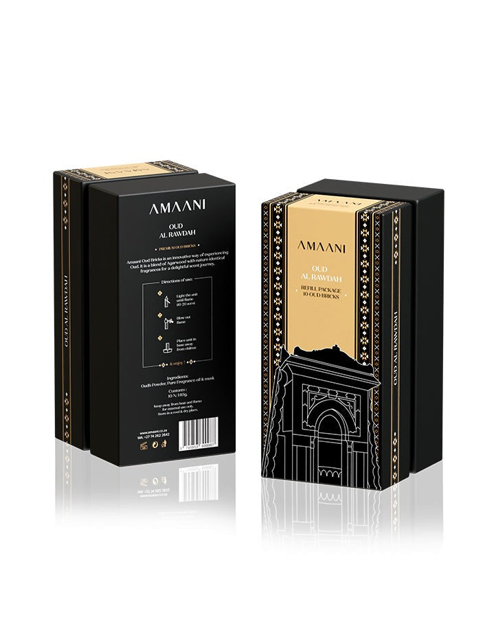 Amaani Oud Bricks Refills - Oud Al Rawdah - view 5