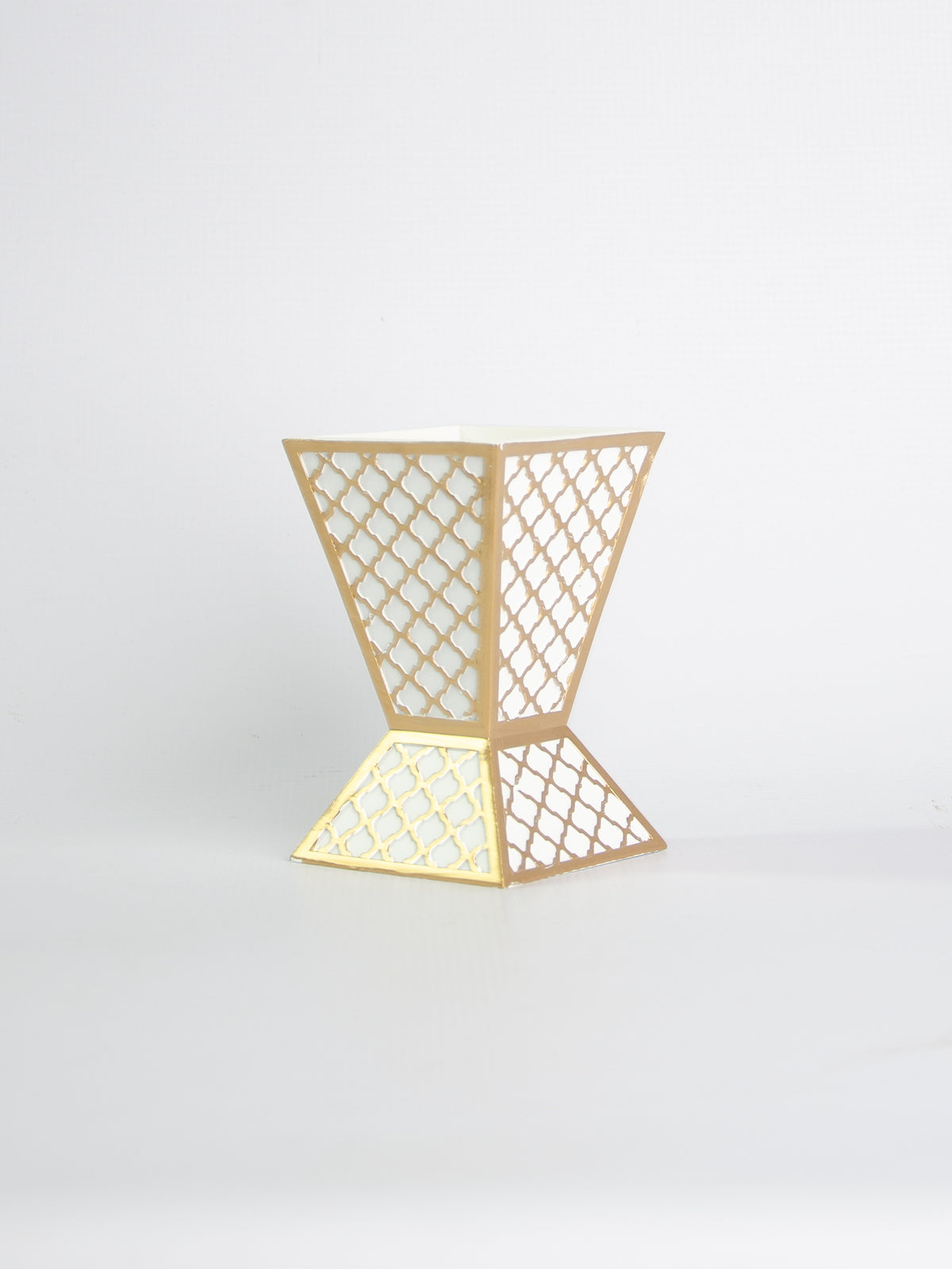 Bakhoor Burner Fancy White & Gold OB9470 - view 2