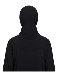 Imaarah Sports Hijab, black, back view on model