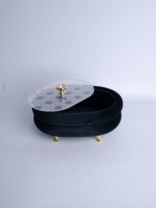 Wedding Oval Box Black XS0104S