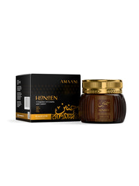 Amaani Haneen Bakhoor Gold Collection 50g box with bakhoor jar