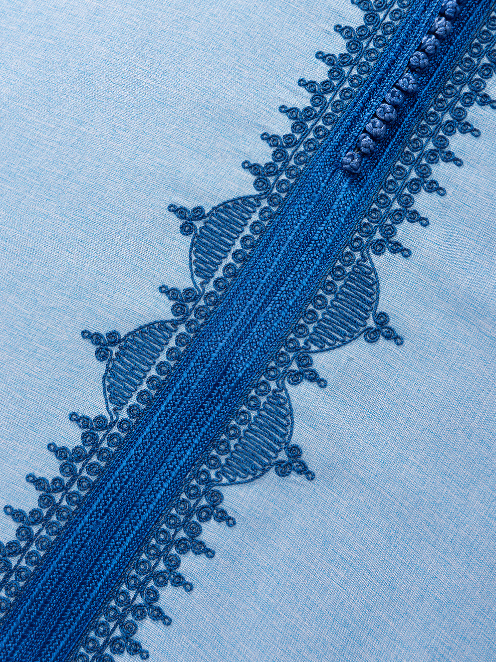 Imaarah Moroccan 3/4 Short Sleeve Thobe Sky Blue - view 4