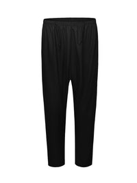 Black Moroccan thobe and pants set, the matching pants
