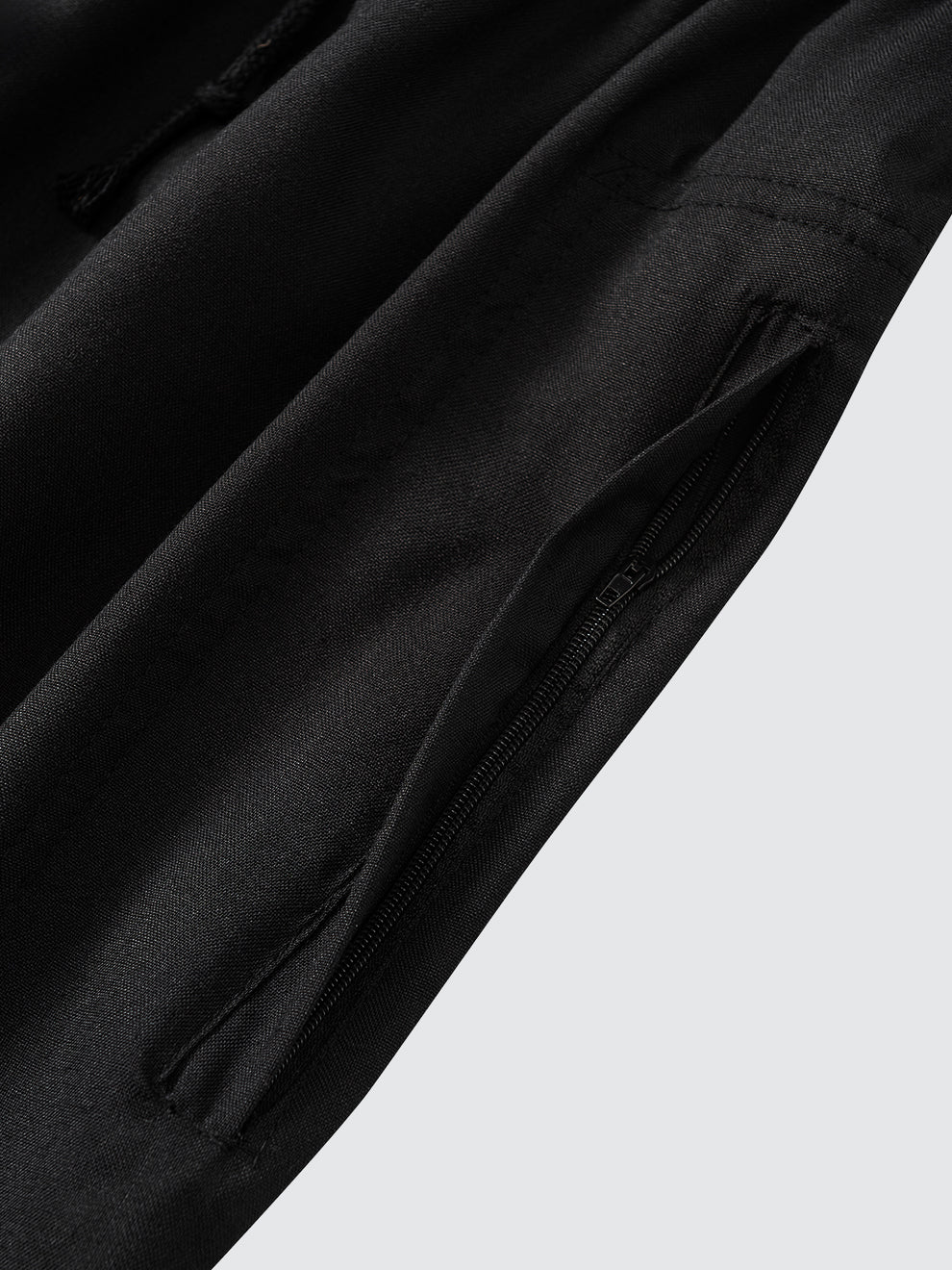 Imaarah Moroccan Long Sleeve Thobe with Pants Black - view 7