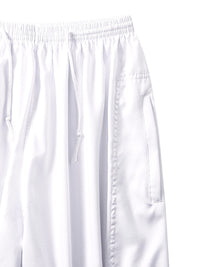 White Moroccan thobe and pants set, pants detail