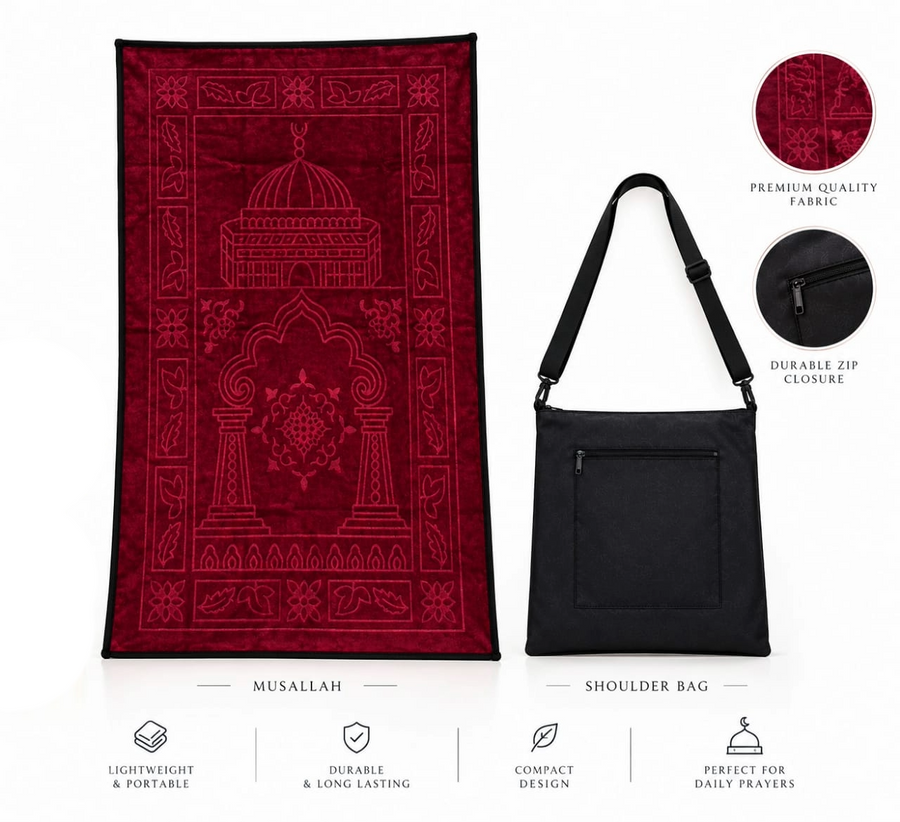 Travel Musallah With Shoulder Bag