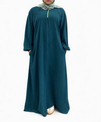 Ladies Airflow Abaya with Zip and Pocket