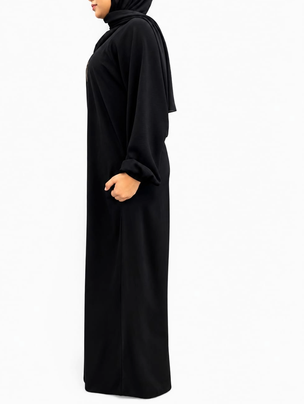 Ladies Airflow Abaya with Zip and Pocket