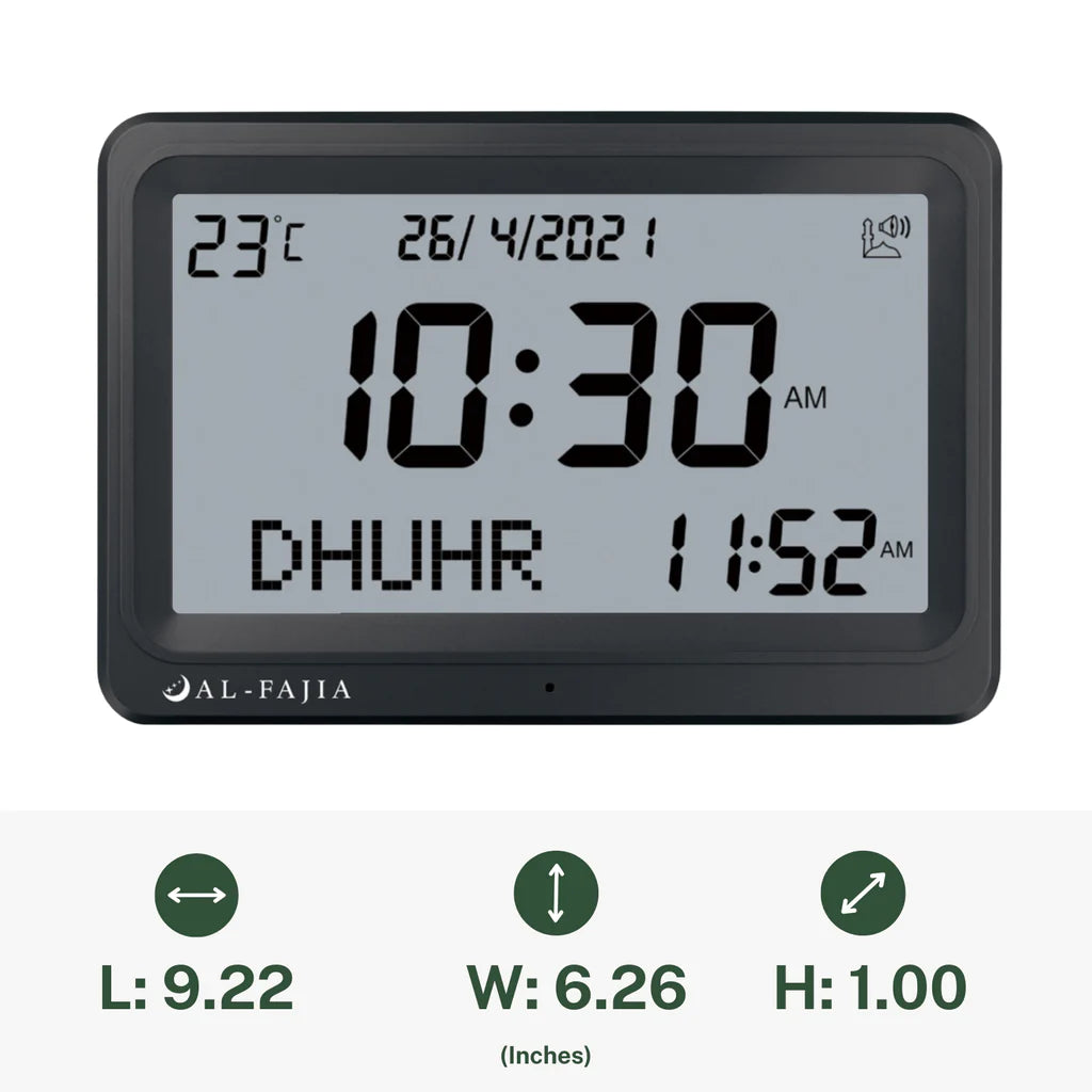 Al-Fajia Wall & Desk Clock FAJ-113 - view 4
