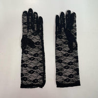 Ladies Lace Black Gloves - view 4